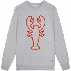 Sweatshirts FRENCH DISORDER CLYDE HOMARD HEATHER GREY 22 Gris
