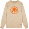 Sweatshirts FRENCH DISORDER CLYDE THE PALM SAND 22 Beige -Vêtements casual Homme Soldes Boutique 9 101204 clyde the palm sand hsw3 tpalm sd 01