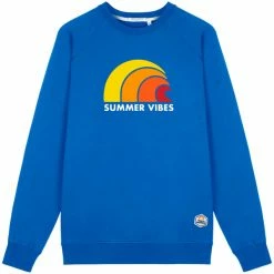 Sweatshirts FRENCH DISORDER CLYDE SUMMER VIBES IMPERIAL BLUE 22 Bleu