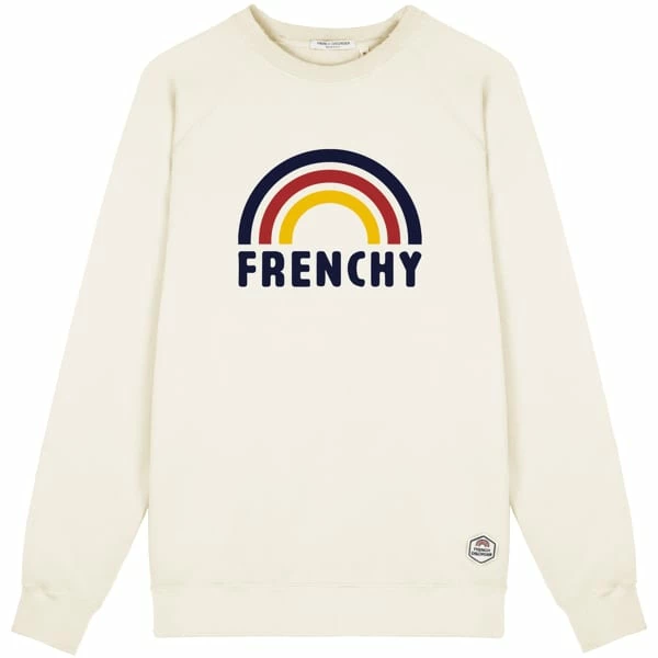 Sweatshirts FRENCH DISORDER CLYDE FRENCHY CREAM 22 Blanc 3 Sweatshirts FRENCH DISORDER CLYDE FRENCHY CREAM 22 Blanc