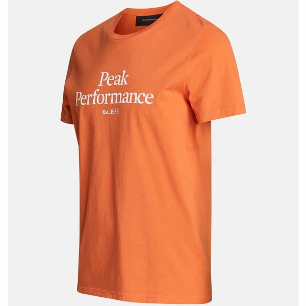 T-shirts PEAK PERFORMANCE M ORIGINAL TEE ORANGE FLARE 22 Orange 5 T-shirts PEAK PERFORMANCE M ORIGINAL TEE ORANGE FLARE 22 Orange – Image 3