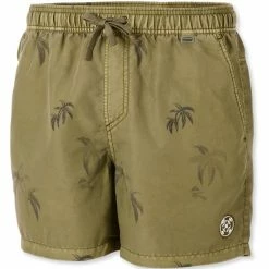 Boardshorts OXBOW VERKOZ OVERDYED PRINTED GECKO 22 Vert