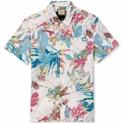 Chemises OXBOW O1CRIZZO MULTICOLOR 22 Blanc / Multicolore