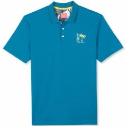 Polos OXBOW O1NUEVO JERSEY GRAPHIC BLUE MAYA 22 Bleu