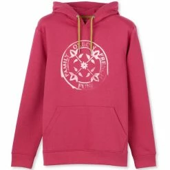 Sweatshirts OXBOW O1SAVIOR HOODED GRAPHIC GRENADE 22 Rose