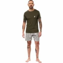 T-shirts OXBOW O1NIVE SHORTSLEEVES TSHIRT KAKI 22 Vert -Vêtements casual Homme Soldes Boutique 9 102229 o1nive shortsleeves tshirt kaki oxv919263 xkaki 03