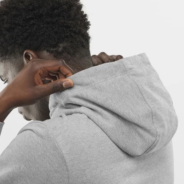 Sweatshirts SALOMON OUTLIFE HEATHER HOODY U MID GREY/HEATHER 22 Gris / Noir 4 Sweatshirts SALOMON OUTLIFE HEATHER HOODY U MID GREY/HEATHER 22 Gris / Noir – Image 2