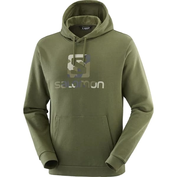 Sweatshirts SALOMON OUTLIFE PULLOVER HOODY U OLIVE NIGHT 22 Vert 3 Sweatshirts SALOMON OUTLIFE PULLOVER HOODY U OLIVE NIGHT 22 Vert