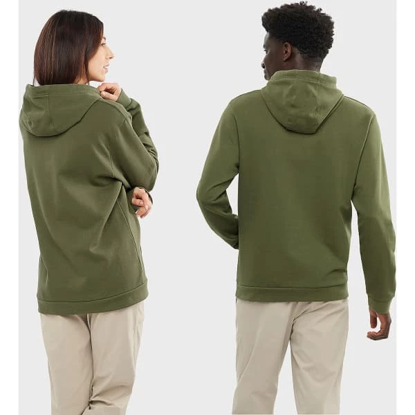 Sweatshirts SALOMON OUTLIFE PULLOVER HOODY U OLIVE NIGHT 22 Vert 5 Sweatshirts SALOMON OUTLIFE PULLOVER HOODY U OLIVE NIGHT 22 Vert – Image 3