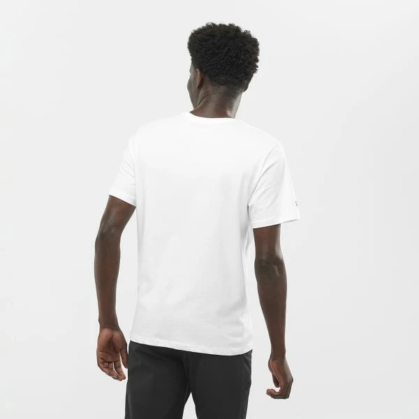 T-shirts SALOMON OUTLIFE MOUNTAIN TEE M WHITE 22 Blanc 5 T-shirts SALOMON OUTLIFE MOUNTAIN TEE M WHITE 22 Blanc – Image 3