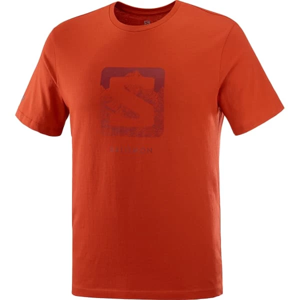 T-shirts SALOMON OUTLIFE LOGO TEE M AURA ORANGE 22 Rouge 3 T-shirts SALOMON OUTLIFE LOGO TEE M AURA ORANGE 22 Rouge
