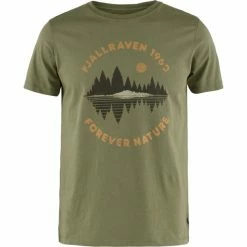 FJALLRAVEN T-shirts FJÄLLRÄVEN FOREST MIRROR T-SHIRT M GREEN 22 Vert