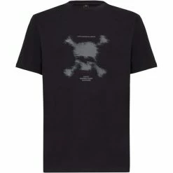 T-shirts OAKLEY BLURRED SCATTER SKULL TEE BLACKOUT 22 Noir