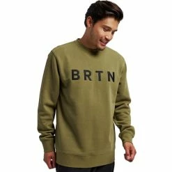 Sweatshirts BURTON BRTN CREW MARTINI OLIVE 22 Vert -Vêtements casual Homme Soldes Boutique 9 103280 13717109 301 03