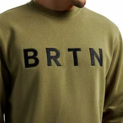 Sweatshirts BURTON BRTN CREW MARTINI OLIVE 22 Vert -Vêtements casual Homme Soldes Boutique 9 103280 13717109 301 05