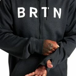 Sweatshirts BURTON M OAK SSNL FZ TRUE BLACK HEATHER 22 Gris -Vêtements casual Homme Soldes Boutique 9 103296 22029101 001 04