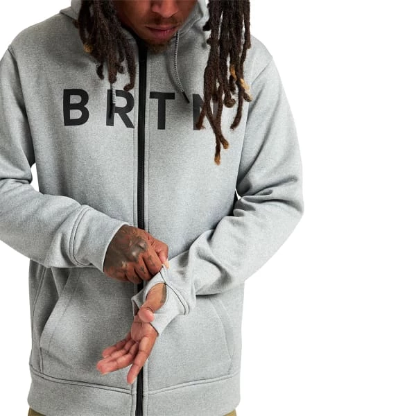 Sweatshirts BURTON M OAK SSNL FZ GRAY HEATHER 22 Gris 7 Sweatshirts BURTON M OAK SSNL FZ GRAY HEATHER 22 Gris – Image 5