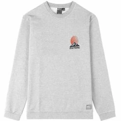 Sweatshirts PICTURE NOUTIMA BP CREW GREY MELANGE 22 Gris