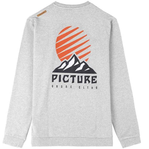 Sweatshirts PICTURE NOUTIMA BP CREW GREY MELANGE 22 Gris 4 Sweatshirts PICTURE NOUTIMA BP CREW GREY MELANGE 22 Gris – Image 2