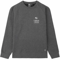 Sweatshirts PICTURE CC PLASTICRAB CREW DARK GREY MELANGE 22 Gris
