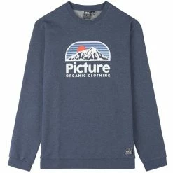 Sweatshirts PICTURE AUTHENTIC CREW DARK BLUE MELANGE 22 Bleu