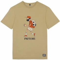 T-shirts PICTURE PACKER TEE DARK STONE 22 Marron