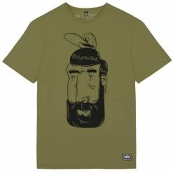 T-shirts PICTURE BROWNY TEE ARMY GREEN 22 Vert