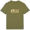 T-shirts PICTURE BASEMENT CORK TEE ARMY GREEN 22 Vert -Vêtements casual Homme Soldes Boutique 9 103672 mts786 g 01