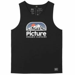 Débardeurs PICTURE AUTHENTIC TANK BLACK 22 Noir