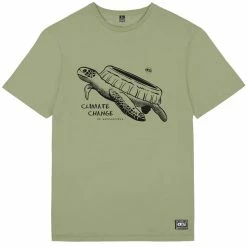 T-shirts PICTURE CC TURTLECAP TEE TEA 22 Vert