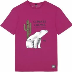 T-shirts PICTURE CC CACTUSBEAR TEE CACTUS FLOWER 22 Rose / Blanc