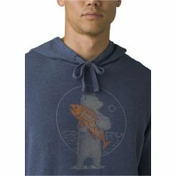 Sweatshirts PRANA JOURNEYMAN HOODIE DENIM HEATHER 23 Bleu -Vêtements casual Homme Soldes Boutique 9 104159 journeyman hoodie denim heather 1969711 dh 04