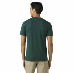 T-shirts PRANA PATCH PRINT T-SHIRT DEEP PINE HEATHER 22 Vert -Vêtements casual Homme Soldes Boutique 9 104160 patch print t shirt deep pine heather 1969871 dph 03