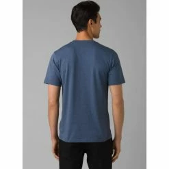 T-shirts PRANA BEER BELLY JOURNEYMAN DENIM HEATHER 22 Bleu -Vêtements casual Homme Soldes Boutique 9 104163 beer belly journeyman denim heather 1966291 dh 03
