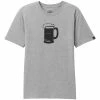 T-shirts PRANA BEER BELLY JOURNEYMAN MEDIUM HEATHER GREY 22 Gris