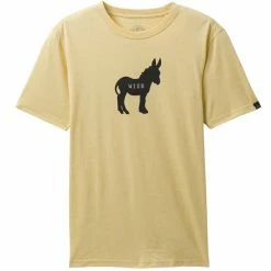 T-shirts PRANA WISE ASS JOURNEYMAN SUNLIGHT HEATHER 22 Jaune / Noir