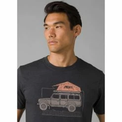 T-shirts PRANA CAMP LIFE JOURNEYMAN CHARCOAL HEATHER 22 Gris -Vêtements casual Homme Soldes Boutique 9 104170 camp life journeyman charcoal heather 1965321 ch 04