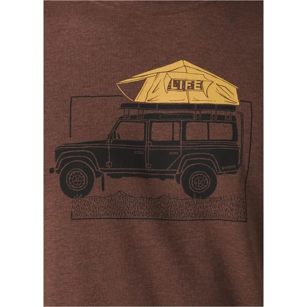 T-shirts PRANA CAMP LIFE JOURNEYMAN CLOVE HEATHER 22 Rouge 6 T-shirts PRANA CAMP LIFE JOURNEYMAN CLOVE HEATHER 22 Rouge – Image 4