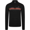 Pulls DARE 2B DUTIFUL HALF ZIP BLACK 22 Noir -Vêtements casual Homme Soldes Boutique 9 104257 dutiful half zip black dmk306 800 01