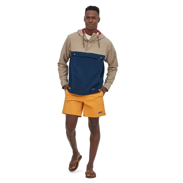 Vestes PATAGONIA M'S ISTHMUS ANORAK TIDEPOOL BLUE 23 Beige / Bleu 6 Vestes PATAGONIA M'S ISTHMUS ANORAK TIDEPOOL BLUE 23 Beige / Bleu – Image 4