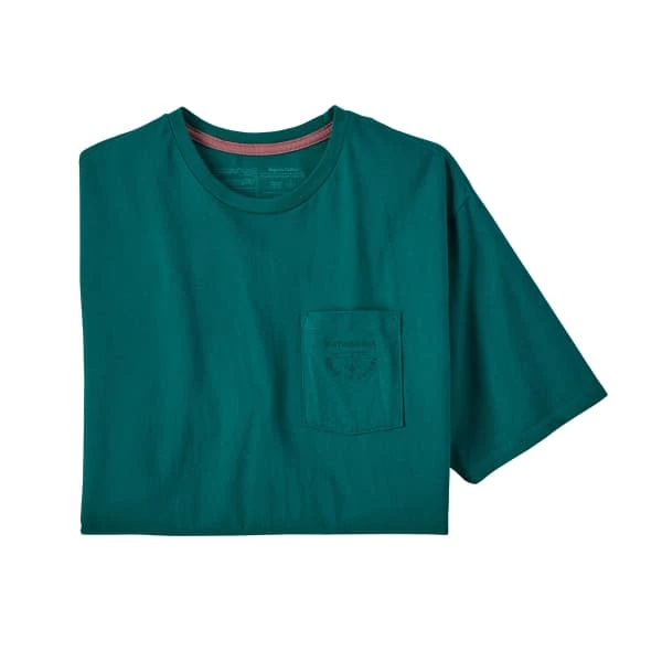T-shirts PATAGONIA M'S FORGE MARK CREST POCKET RESPONSIBILI-TEE BOREALIS GREEN 22 Vert 3 T-shirts PATAGONIA M'S FORGE MARK CREST POCKET RESPONSIBILI-TEE BOREALIS GREEN 22 Vert