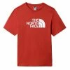 T-shirts THE NORTH FACE M S/S EASY TEE TANDORI SPCE RD 22 Rouge -Vêtements casual Homme Soldes Boutique 9 105429 m s s easy tee tandori spce rd nf0a2tx3ubr 01