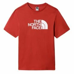 T-shirts THE NORTH FACE M S/S EASY TEE TANDORI SPCE RD 22 Rouge