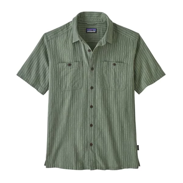 Chemises PATAGONIA M'S BACK STEP SHIRT SMALL CURRENTS: SEDGE GREEN 22 Vert 3 Chemises PATAGONIA M'S BACK STEP SHIRT SMALL CURRENTS: SEDGE GREEN 22 Vert