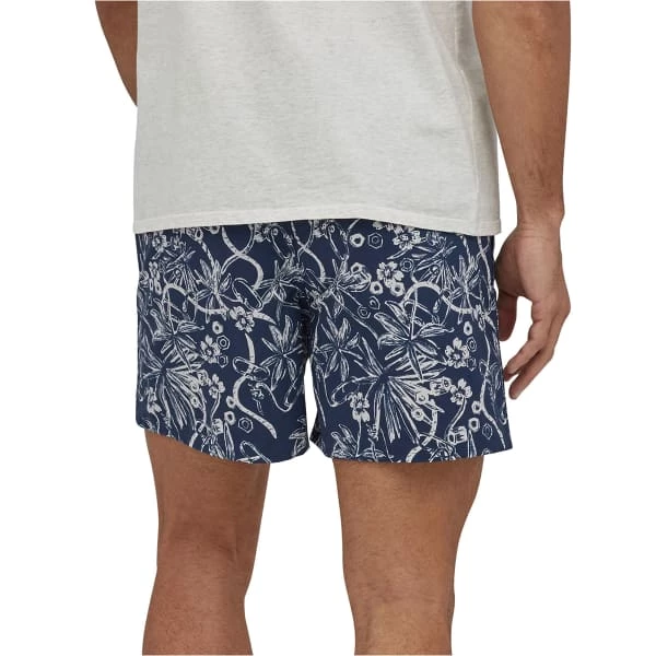 Boardshorts PATAGONIA M'S BAGGIES SHORTS 5 IN DIRT BAGS: STONE BLUE 22 Bleu / Blanc 5 Boardshorts PATAGONIA M'S BAGGIES SHORTS 5 IN DIRT BAGS: STONE BLUE 22 Bleu / Blanc – Image 3