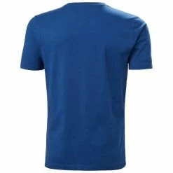 T-shirts HELLY HANSEN LOGO T-SHIRT DEEP FJORD 23 Bleu -Vêtements casual Homme Soldes Boutique 9 106058 logo t shirt deep fjord 33979 606 02