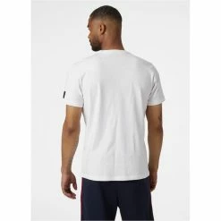 T-shirts HELLY HANSEN RWB GRAPHIC T-SHIRT WHITE 22 Blanc / Noir / Rouge -Vêtements casual Homme Soldes Boutique 9 106062 rwb graphic t shirt white 53763 001 04