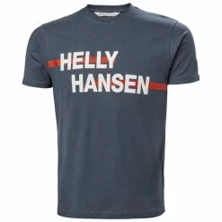 T-shirts HELLY HANSEN RWB GRAPHIC T-SHIRT NAVY 22 Bleu / Blanc