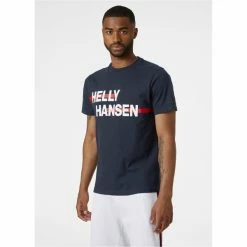 T-shirts HELLY HANSEN RWB GRAPHIC T-SHIRT NAVY 22 Bleu / Blanc -Vêtements casual Homme Soldes Boutique 9 106063 rwb graphic t shirt navy 53763 597 03