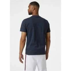 T-shirts HELLY HANSEN RWB GRAPHIC T-SHIRT NAVY 22 Bleu / Blanc -Vêtements casual Homme Soldes Boutique 9 106063 rwb graphic t shirt navy 53763 597 04